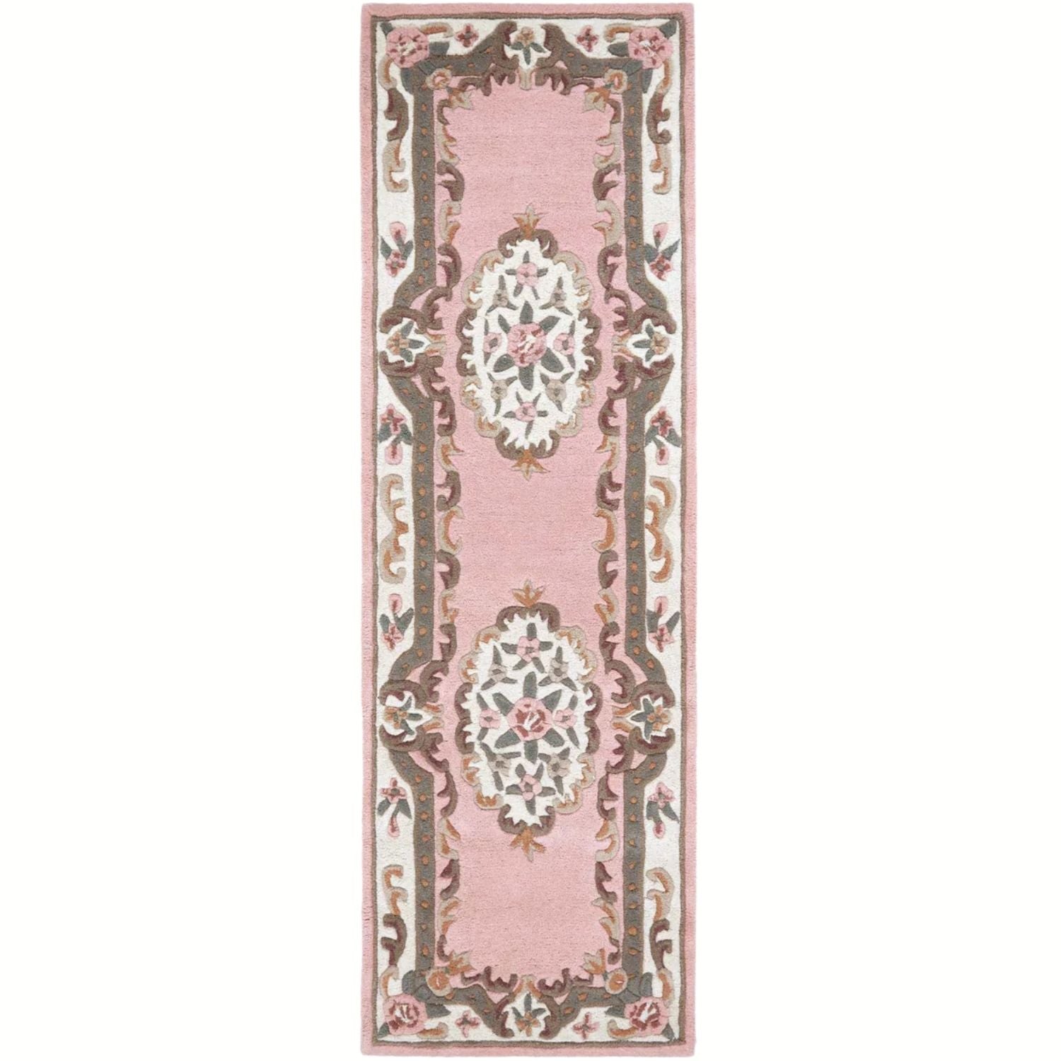 Shensi Pink Medallion Rug