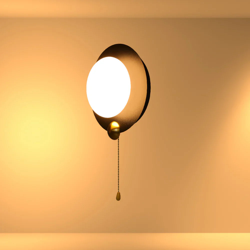 Netline Home Interior Stellar modern pull-down switch LED wall light mounted on wall with sleek design and adjustable arm.