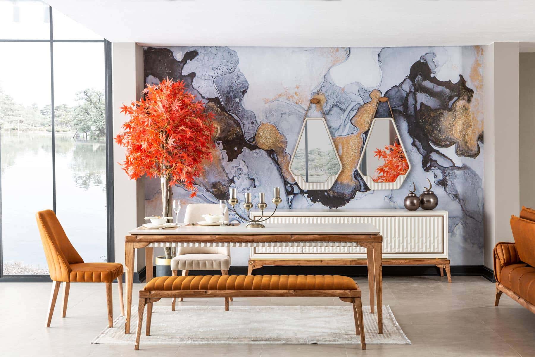 Tetra Dining Table & Chairs - Stylish Family Dining