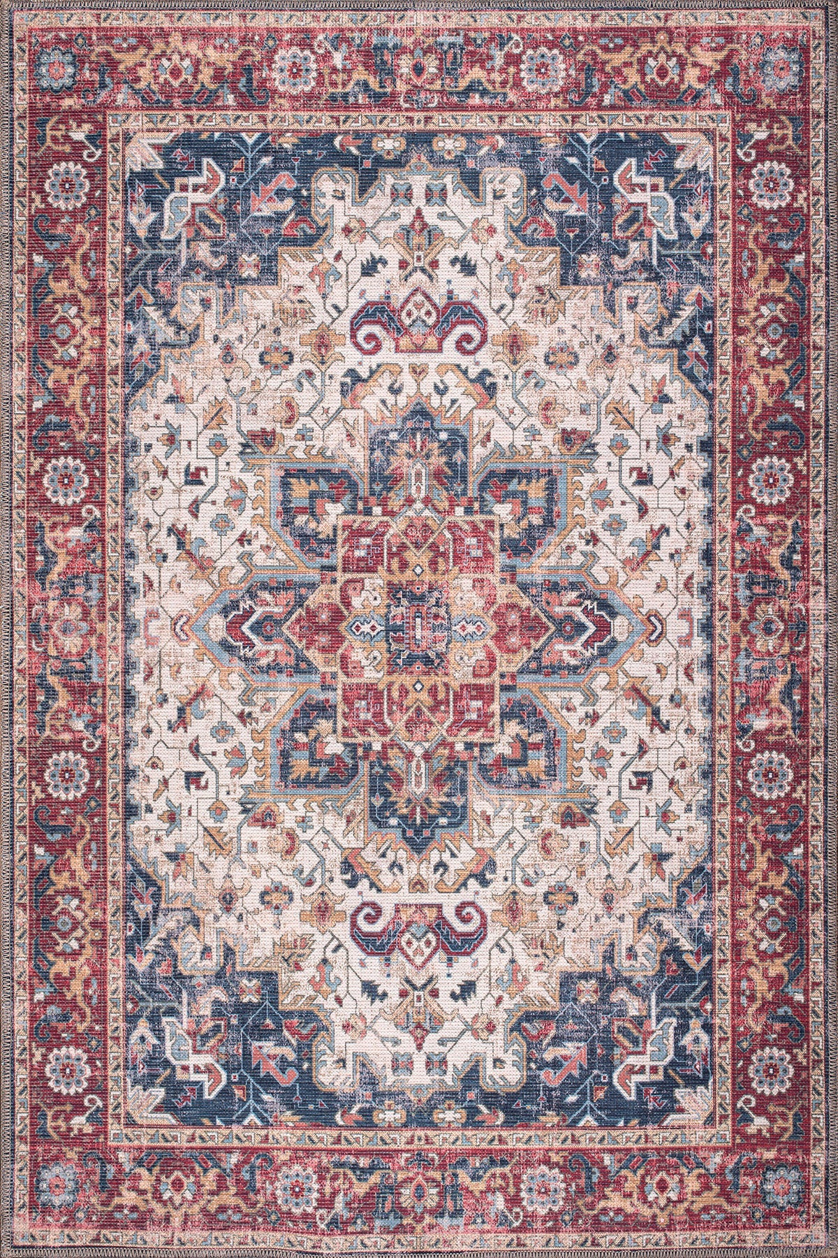 Washable Rugs Loomx 1323 Persian Rugs