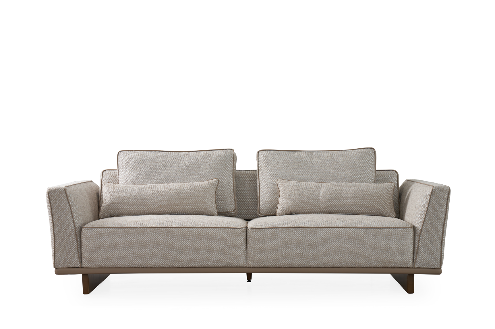 Netline Home Interior Mina 3 Seater Sofa with plush cushions, stylish design, perfect for everyday comfort in living rooms.
